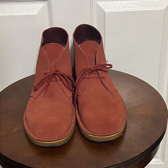 ??Clarks Originals Ginger Leather Suede Boots - Charles Stead English Tannery‎ main image 5